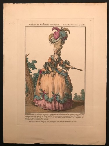 Cahier costume français - français,