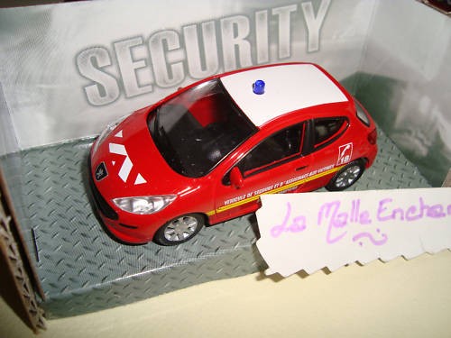 Peugeot 207 pompier vehicule - peugeot,