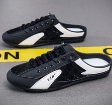 Demi-Pantoufles d'Été pour Homme, Chaussures Astronomiques Plates.