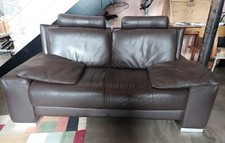 canapés cuir 3 places et 2 places