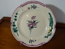 Assiette 18 siècle XVIII en