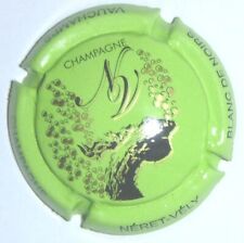 Capsule de Champagne:  NERET VELY , Vert-fluo, Blanc de Noirs , n°94c