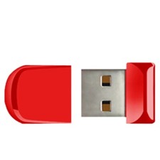 1 super mini tiny clé USB flashdrive de 8 Go de couleur rouge