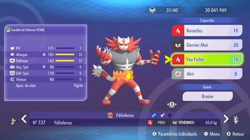 Pokémon félinferno shiny - pokémon,