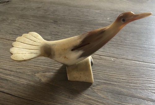 Statuette oiseau taillée - statuette,