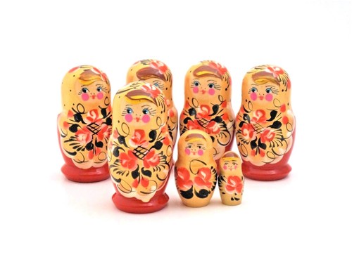 Russian pcs nesting doll - 3,