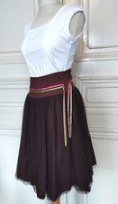 KENZO JUPE SKIRT DOUBLE JUPON TULLE BALLERINE  LIENS T XS/S