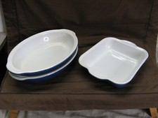 Ensemble de 3 plats à four en