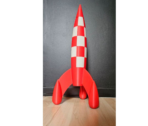 Fusée tintin 56cm - 56cm, haut