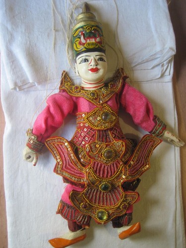 Marionnette thai bois - thai,