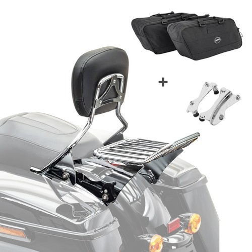 Sissy bar set sacs - +,