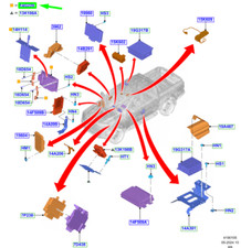 Émetteur-récepteur FORD RANGER T9 2632876 NEUF ORIGINAL
