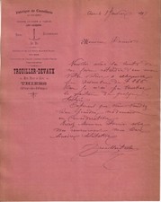 THIERS - LETTRE TROUILLER