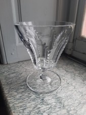 Vase Cristal taillé signé