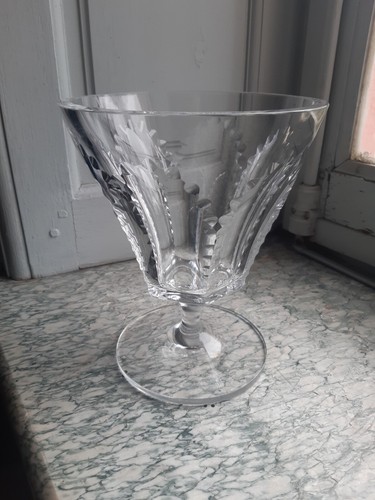 Vase cristal taillé - vase,