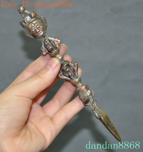 Tibetan buddhism bronze - 6",