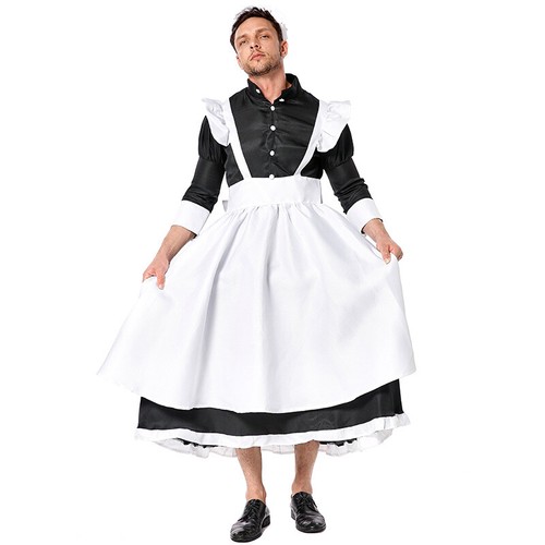 Hommes serveuse cosplay - serveuse,