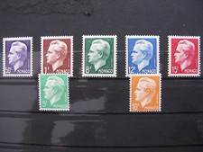MONACO neufs  n° 344 à 350