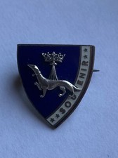 Broche ancienne émaillée "