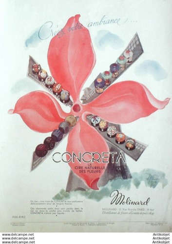 Publicite cosmetique molinard - publicite,