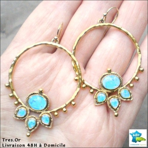 Boucles oreille creoles - d'oreille,