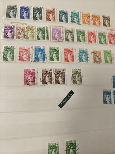 Lot anciens timbres