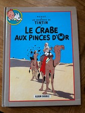 les aventures de tintin  / le crabe aux pinces d'or l'or   /  HERGE album double