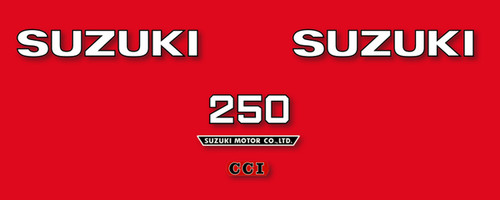Suzuki 250 kit déco - suzuki,