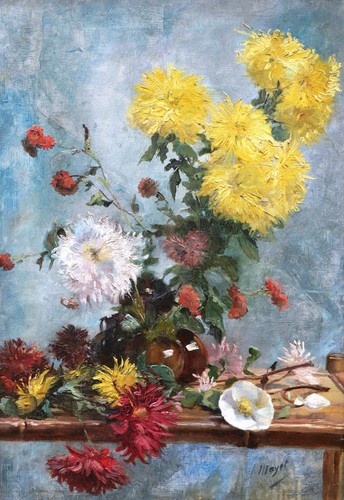 Tableau nature morte fleurs