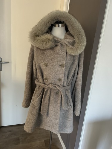 Manteau maxmara gris femme - gris,