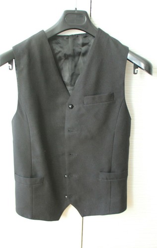 Gilet barman barmaid noir - barman/barmaid,