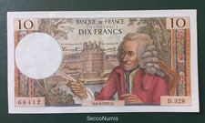 Billet 10 Francs Voltaire