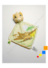 Doudou Plat Simba Roi Lion Beige Vert Jaune Marron Arbre Savane - Disney Nicotoy
