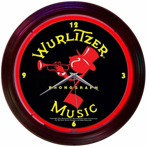 Wurlitzer jukebox note - jukebox, red