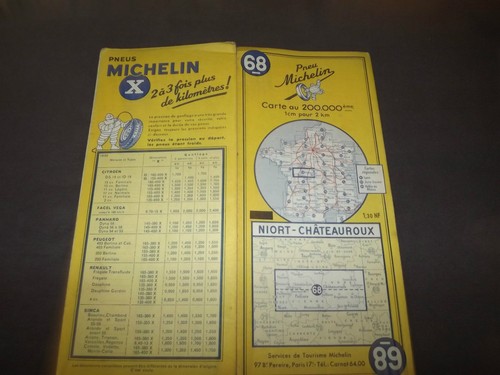 Carte michelin niort - 68,