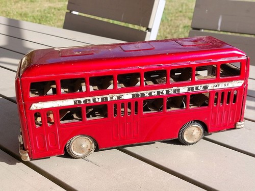 Bus jouet tole - bus,