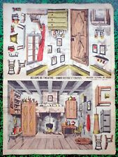  XIX ème - Rare Planche