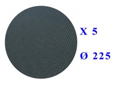 Lot 5 disques treillis 225 mm
