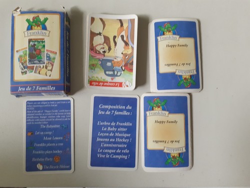 Jeu familles franklin aux - jeu, de