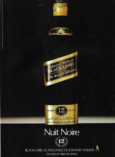 Publicite whisky nuit noire - ad,