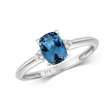 Bague femme blanc k - or, 9