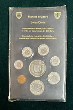 Belle série de monnaies Suisse Fleur de coin 1980 à découvrir