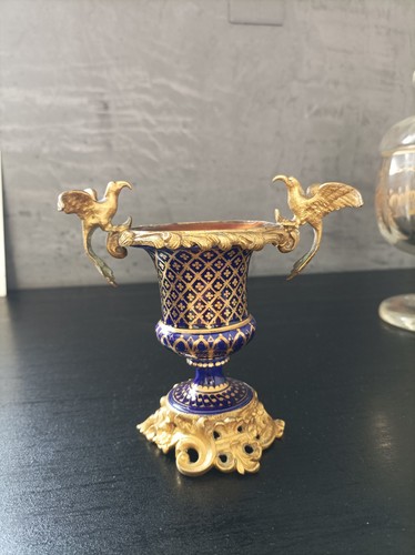 Vase bleu sèvres style - sèvres,