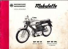 Catalogue de pièces détachées Motobécane Mobylette SP 93 D - SP 93 DL octobre 75