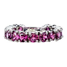 925 Bague en Argent Rond