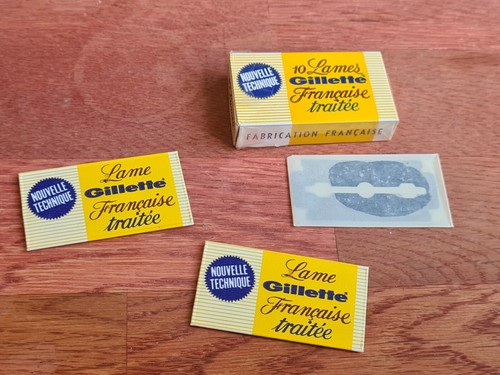 Boite lames pour rasoir - lames,