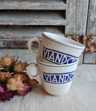 2 ANCIENNES TASSES VIANDOX PUBLICITAIRE