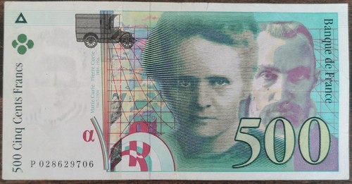 Billet 500 francs - billet, de