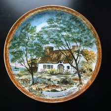 GRANDE ASSIETTE en FAÏENCE