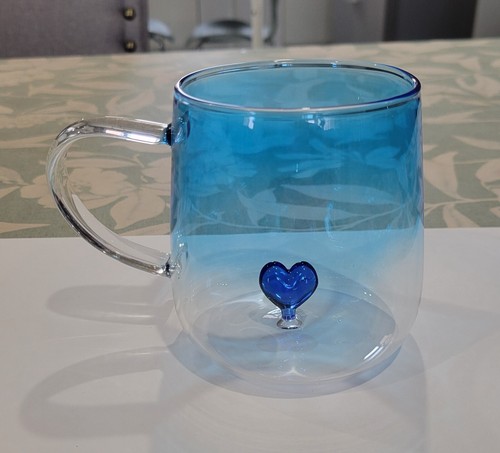 Tasse mug verre petit coeur - tasse,